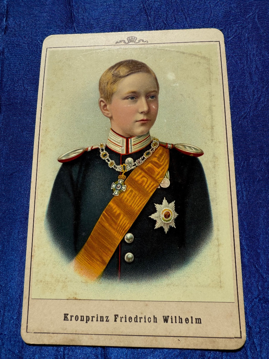 PHOTOS   FAMILLE  IMPÉRIALE   KAISER  WILHEM  II    KAISERIN   ET   KRONPRINTZ  FRIEDRICHT  -photo-3