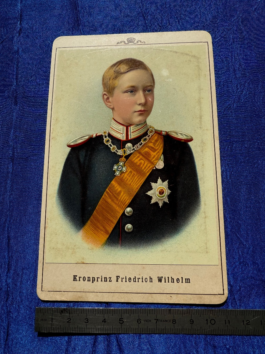 PHOTOS   FAMILLE  IMPÉRIALE   KAISER  WILHEM  II    KAISERIN   ET   KRONPRINTZ  FRIEDRICHT  -photo-4