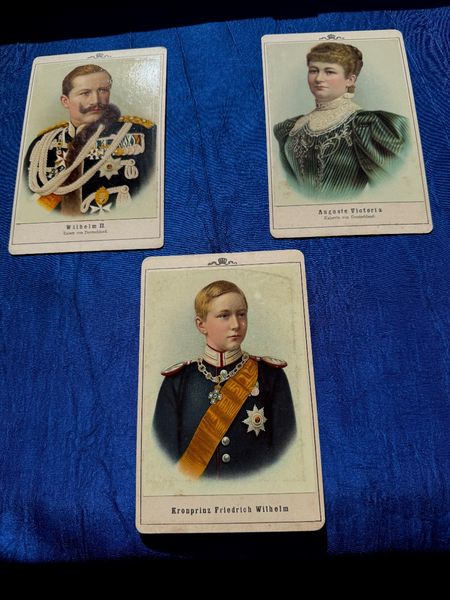 PHOTOS   FAMILLE  IMPÉRIALE   KAISER  WILHEM  II    KAISERIN   ET   KRONPRINTZ  FRIEDRICHT  