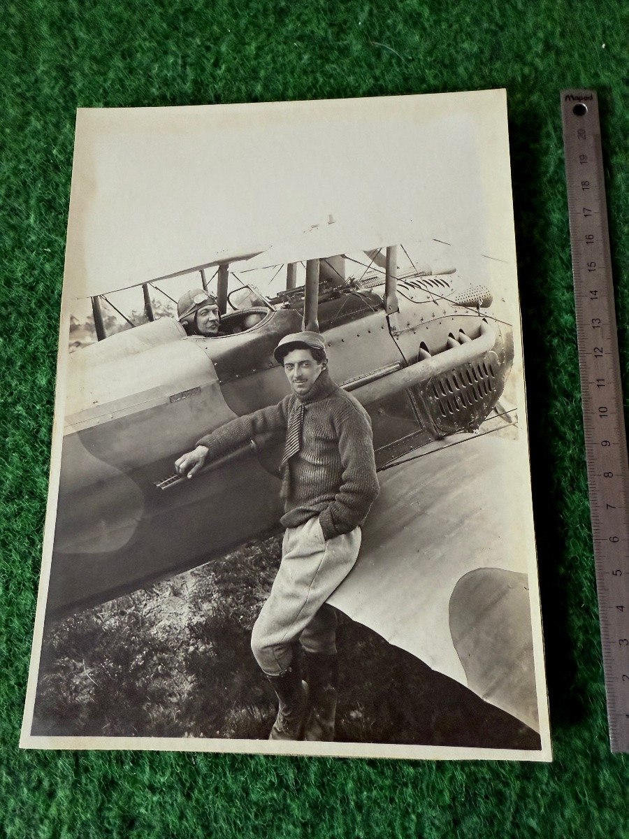 The Ace Of Aces René Fonck Fighter Pilot 75 Victories 3 Unpublished Photos 1st World War Ww 1 -photo-2