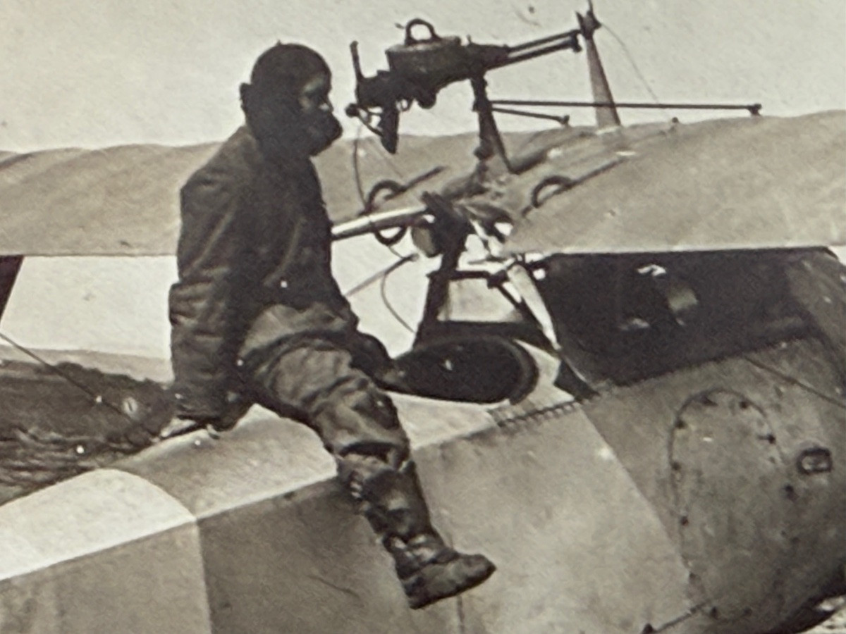 3 Unpublished Photos Aviation Return From Mission, Presentation Of The Spad 7, Usa Aircraft Factory  -photo-1