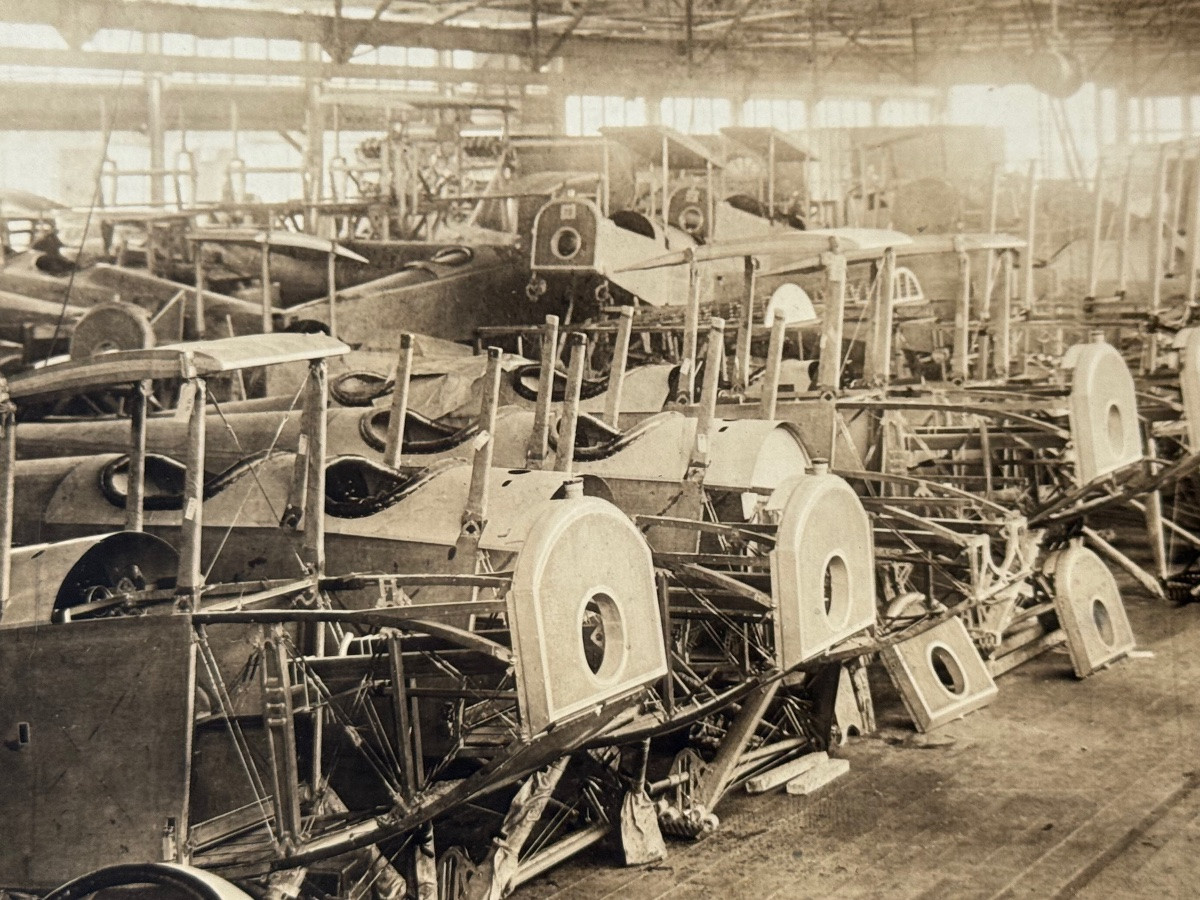 3 Unpublished Photos Aviation Return From Mission, Presentation Of The Spad 7, Usa Aircraft Factory  -photo-5