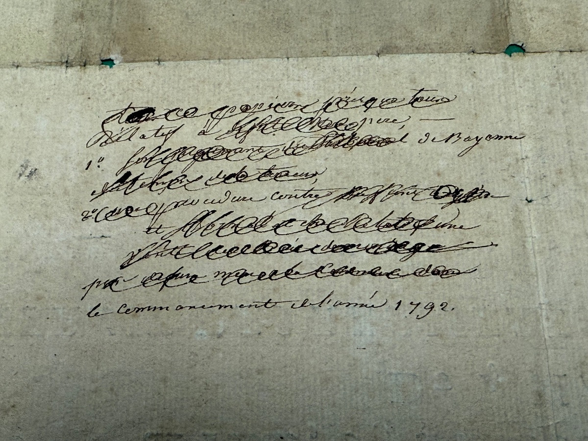 BAYONNE   PLACARD  ARREST DU CONSEIL  D'ÉTAT   DU  ROI SUR LA  VENTE  EXCLUSIVE DU TABAC  1773 -photo-4