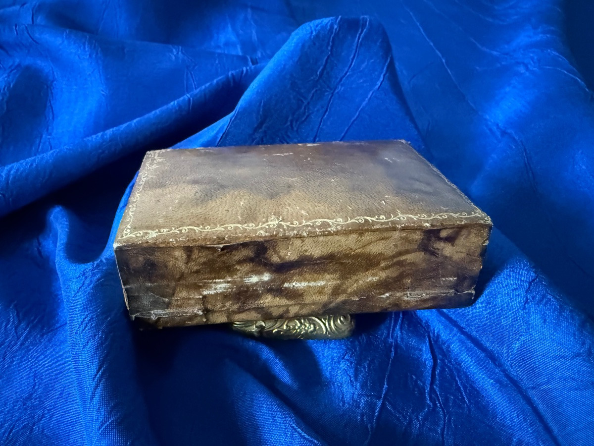 BOUCLE  DE  CEINTURE  A   NOEUDS DANS SON ÉCRIN   D'ÉPOQUE  19 ÈME -photo-3