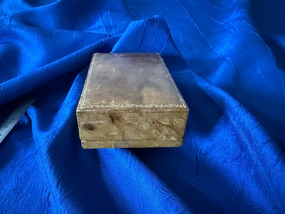 BOUCLE  DE  CEINTURE  A   NOEUDS DANS SON ÉCRIN   D'ÉPOQUE  19 ÈME -photo-6