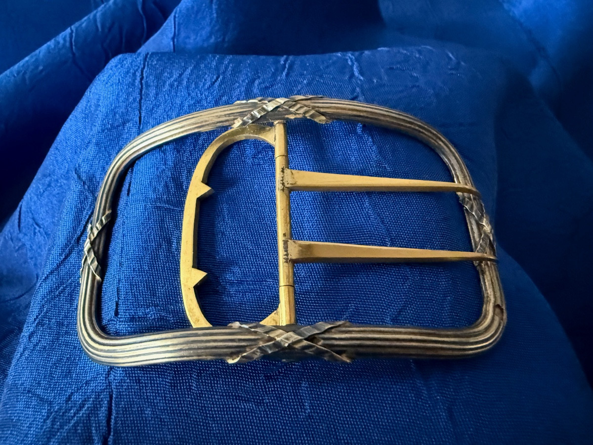 BOUCLE DE CEINTURE   DE STYLE  LOUIS XVI  D'ÉPOQUE LOUIS PHILIPPE   19 ÈME 