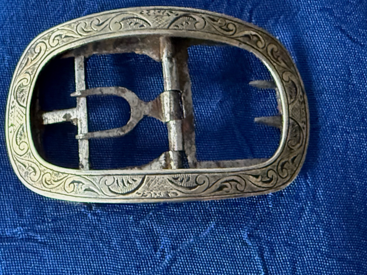 BOUCLE DE CHAUSSURE  D 'ÉPOQUE 1 ER EMPIRE  19 ÈME 