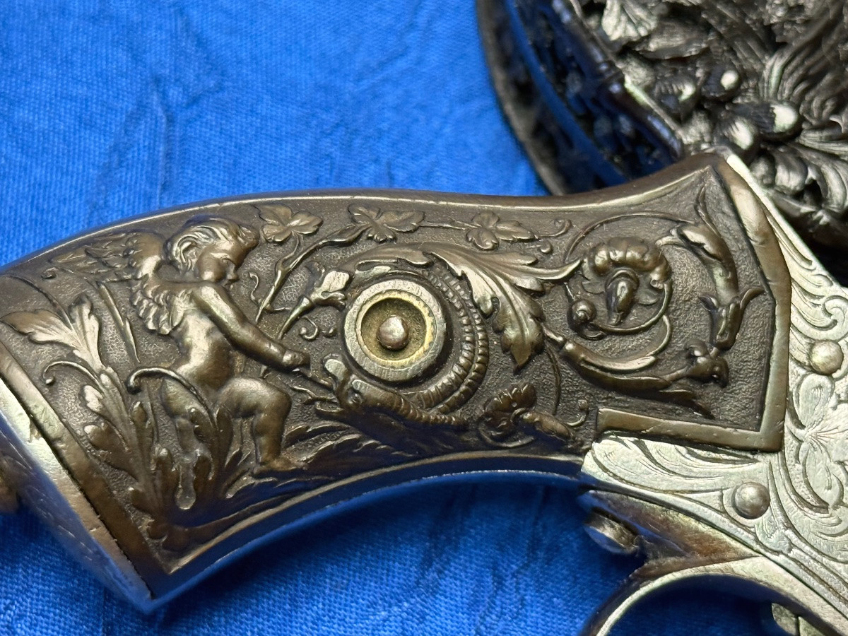 "bull Dog De Luxe" Revolver In 320 Caliber Manufacture Royale De Liège 1893 -photo-3