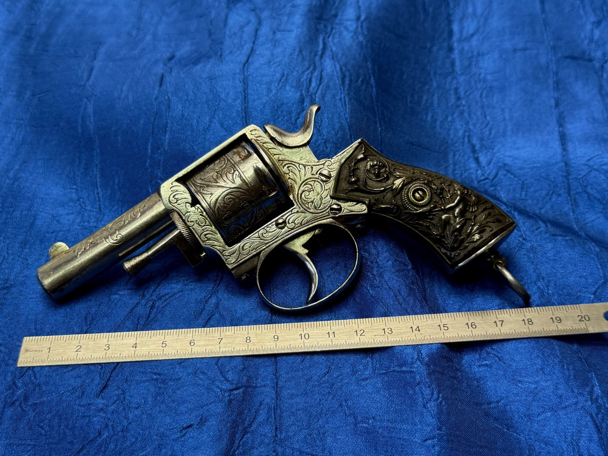"bull Dog De Luxe" Revolver In 320 Caliber Manufacture Royale De Liège 1893 -photo-6