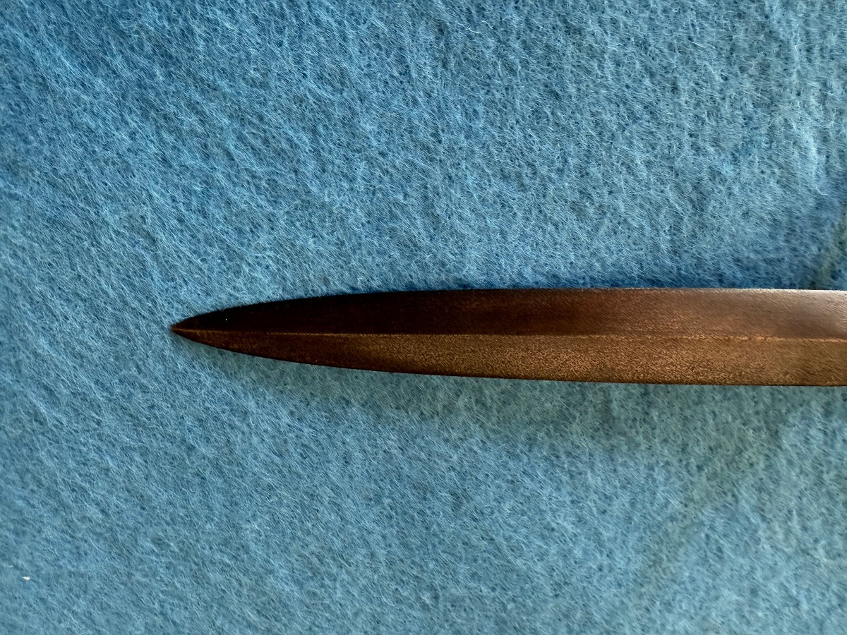 Snake Head Skeleton Dagger Trench Cleaner By Caux At Hesdin 1914/1918 -photo-4