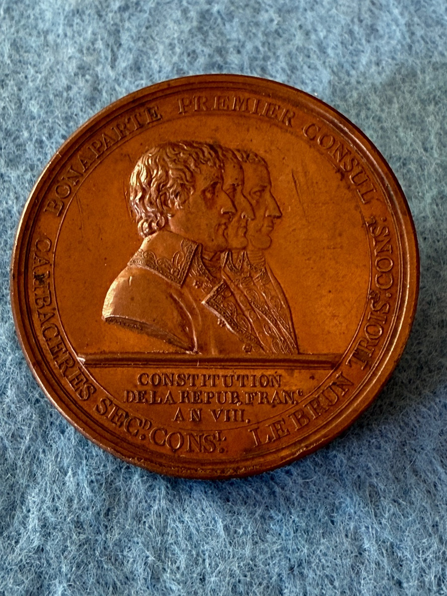Medal Of The Departmental Column Constitution Of The French Republic Year VIII