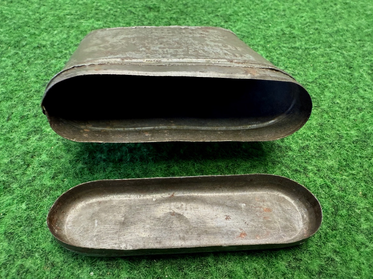 Metal Box For Food Reserve Combat Ration Chocolate War Of 1914/1918 -photo-1