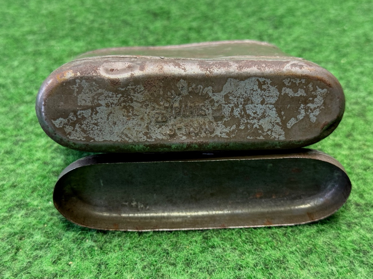 Metal Box For Food Reserve Combat Ration Chocolate War Of 1914/1918 -photo-3