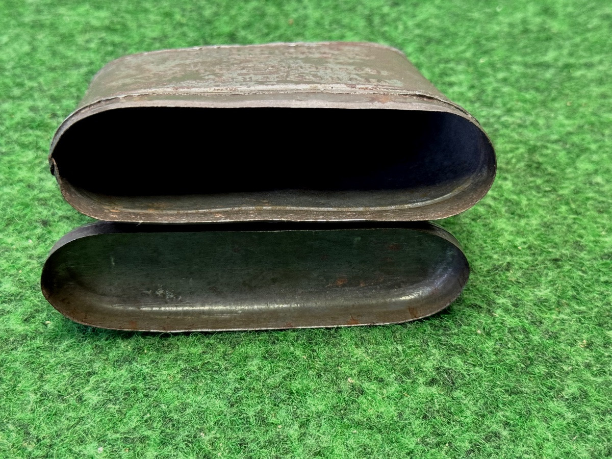 Metal Box For Food Reserve Combat Ration Chocolate War Of 1914/1918 -photo-4