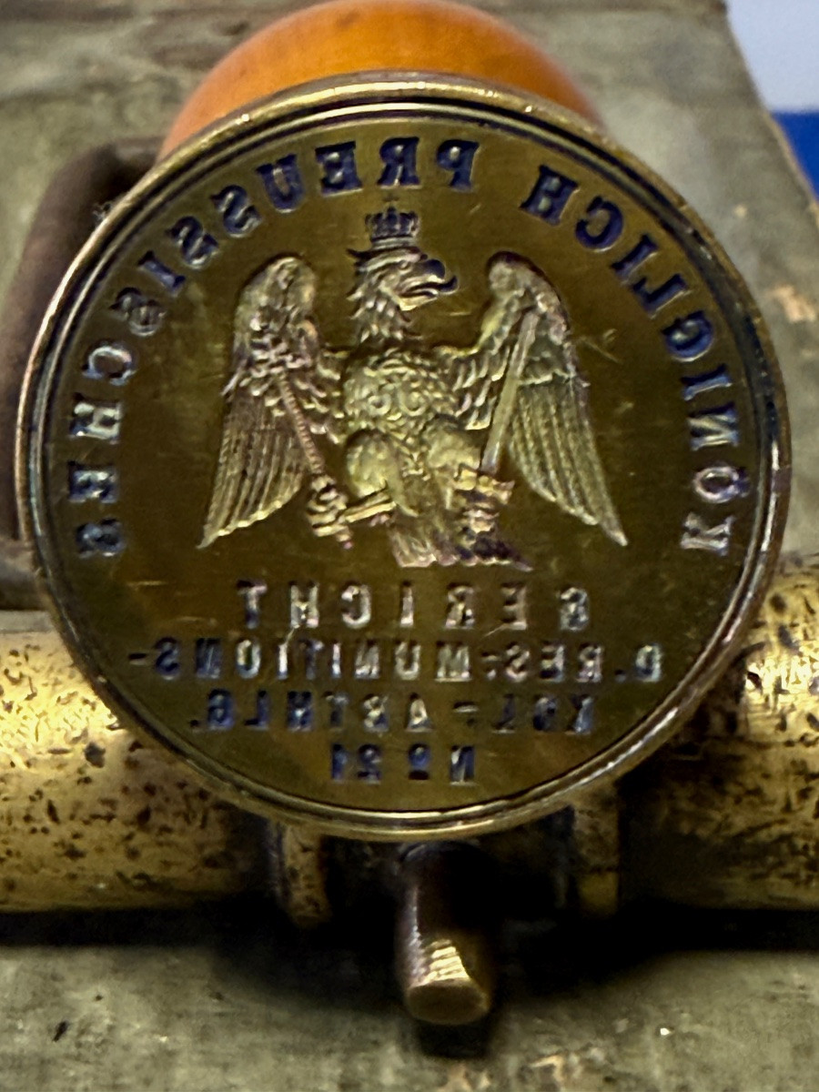 Seal Of The Royal Court Of Justice Of Prussia "munitions" Kaiser William II Ww1-photo-2