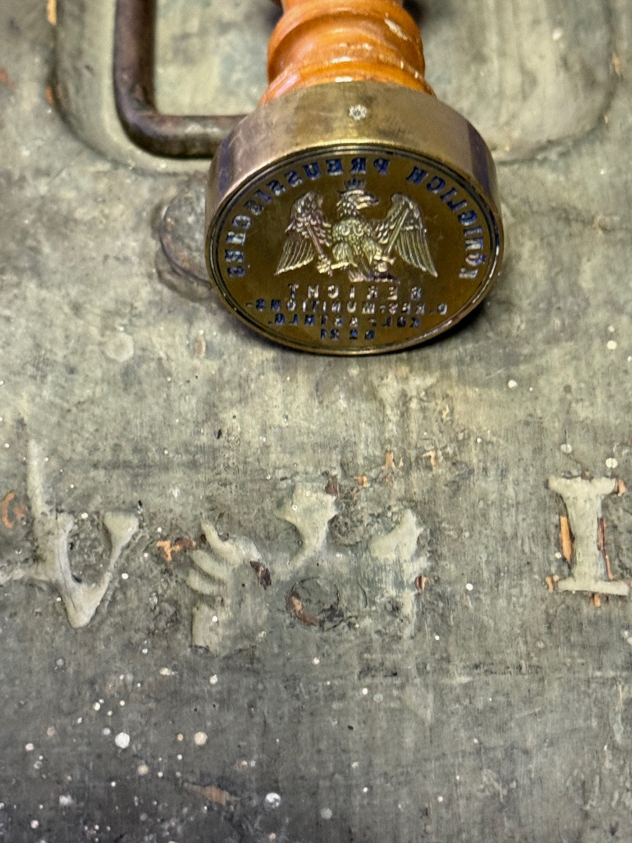 Seal Of The Royal Court Of Justice Of Prussia "munitions" Kaiser William II Ww1-photo-3