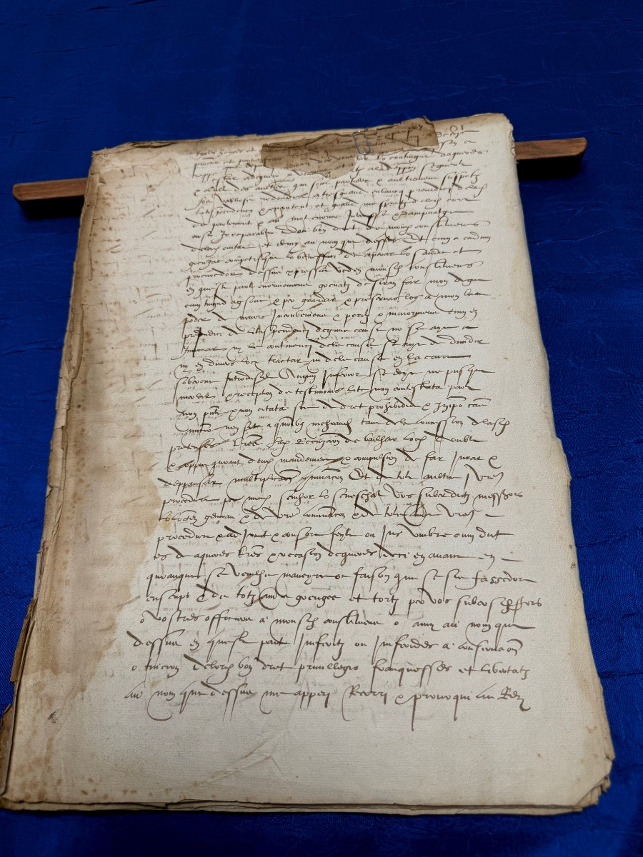  Basque Country Register Of Orders Of The Cities Of Bayonne, St Esprit, Dax, Etc. 1541 16th Century -photo-1