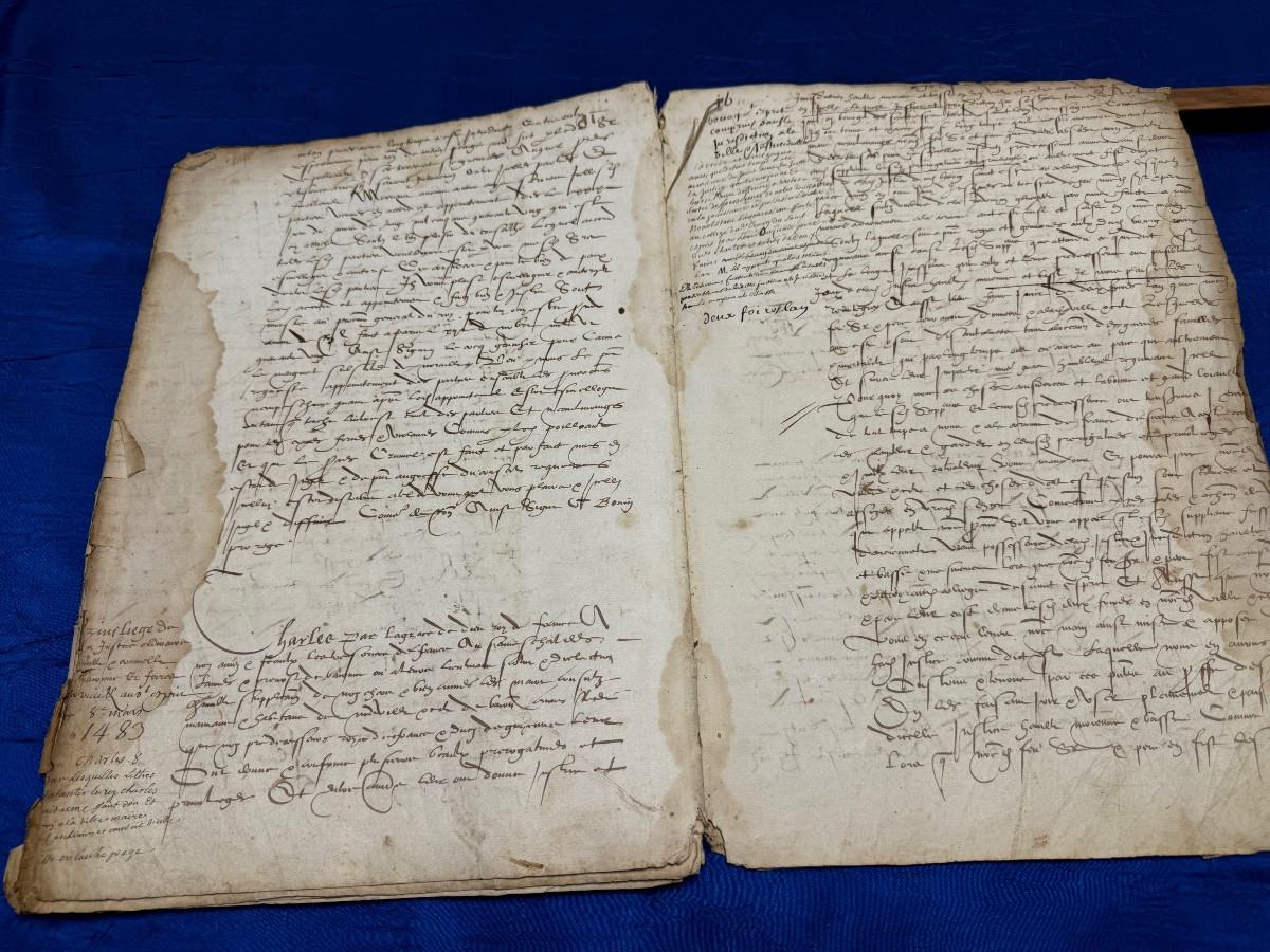  Basque Country Register Of Orders Of The Cities Of Bayonne, St Esprit, Dax, Etc. 1541 16th Century -photo-2