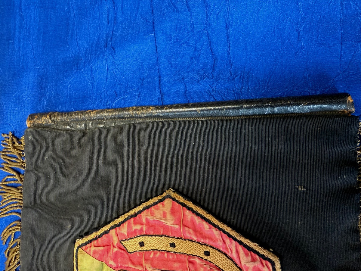 LÉGION ÉTRANGÈRE  RARE FANION DE LA 1ERE  COMPAGNIE SAHARIENNE  PORTÉE 1940  W W 2 -photo-3