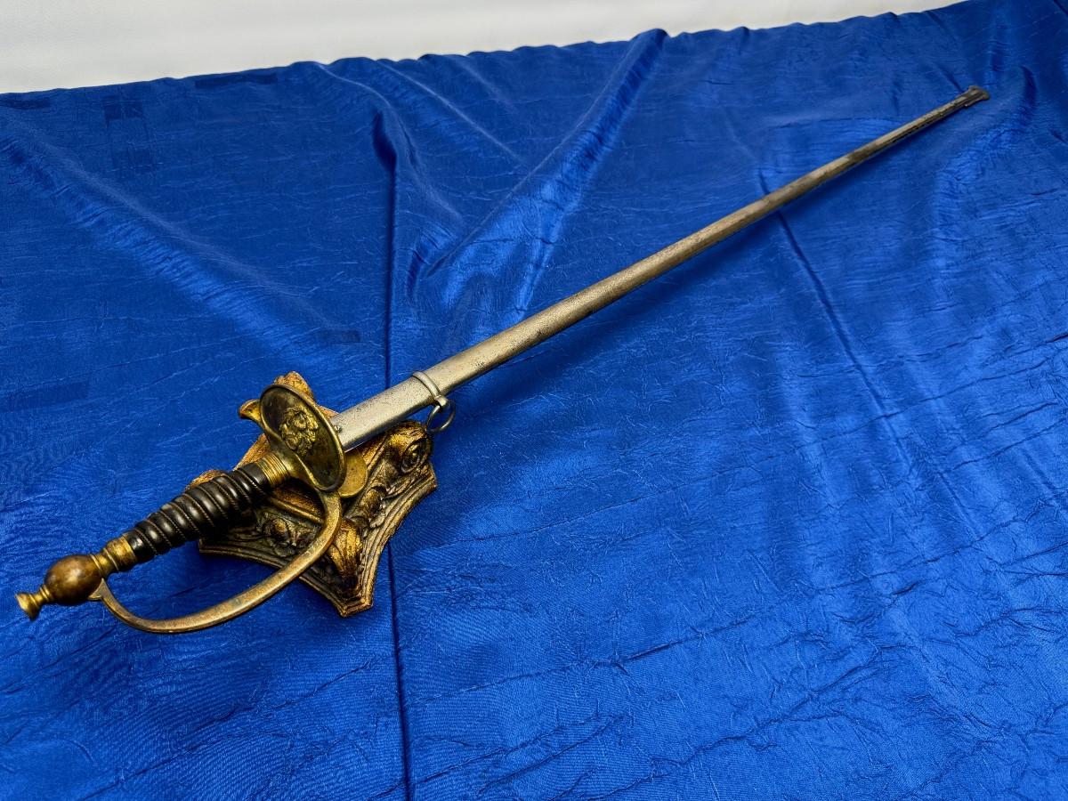 ÉPÉE  D'OFFICIER   MÉDECIN    DU SERVICE DE SANTÉ  DU MODÈLE  1884  19 ÈME  IIIÈME RÉPUBLIQUE -photo-2