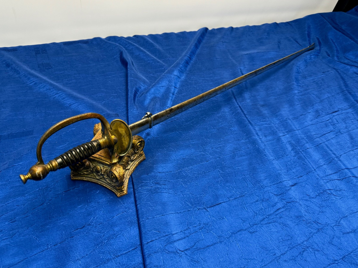 ÉPÉE  D'OFFICIER   MÉDECIN    DU SERVICE DE SANTÉ  DU MODÈLE  1884  19 ÈME  IIIÈME RÉPUBLIQUE -photo-4