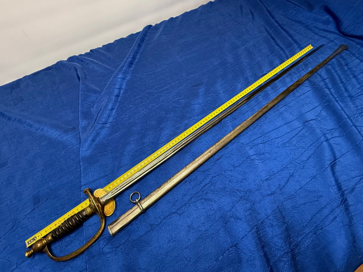 ÉPÉE  D'OFFICIER   MÉDECIN    DU SERVICE DE SANTÉ  DU MODÈLE  1884  19 ÈME  IIIÈME RÉPUBLIQUE -photo-6