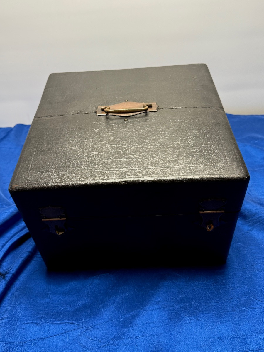 Dragon Officer's Helmet, Model 1872, With Its Transport Box, Third Republic-photo-6
