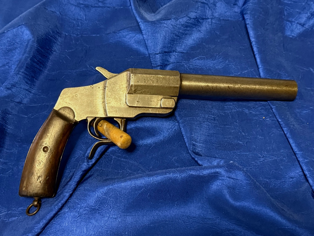 LANCE- FUSÉE  ALLEMAND  HEBEL   "LEUCHTPISTOLE " MODELE  1894   PREMIÈRE GUERRE  MONDIALE  WW 1-photo-2