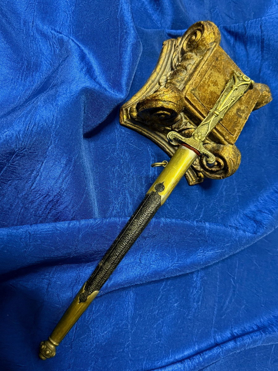 Masonic Dagger, Grand Orient, Late 19th Century 