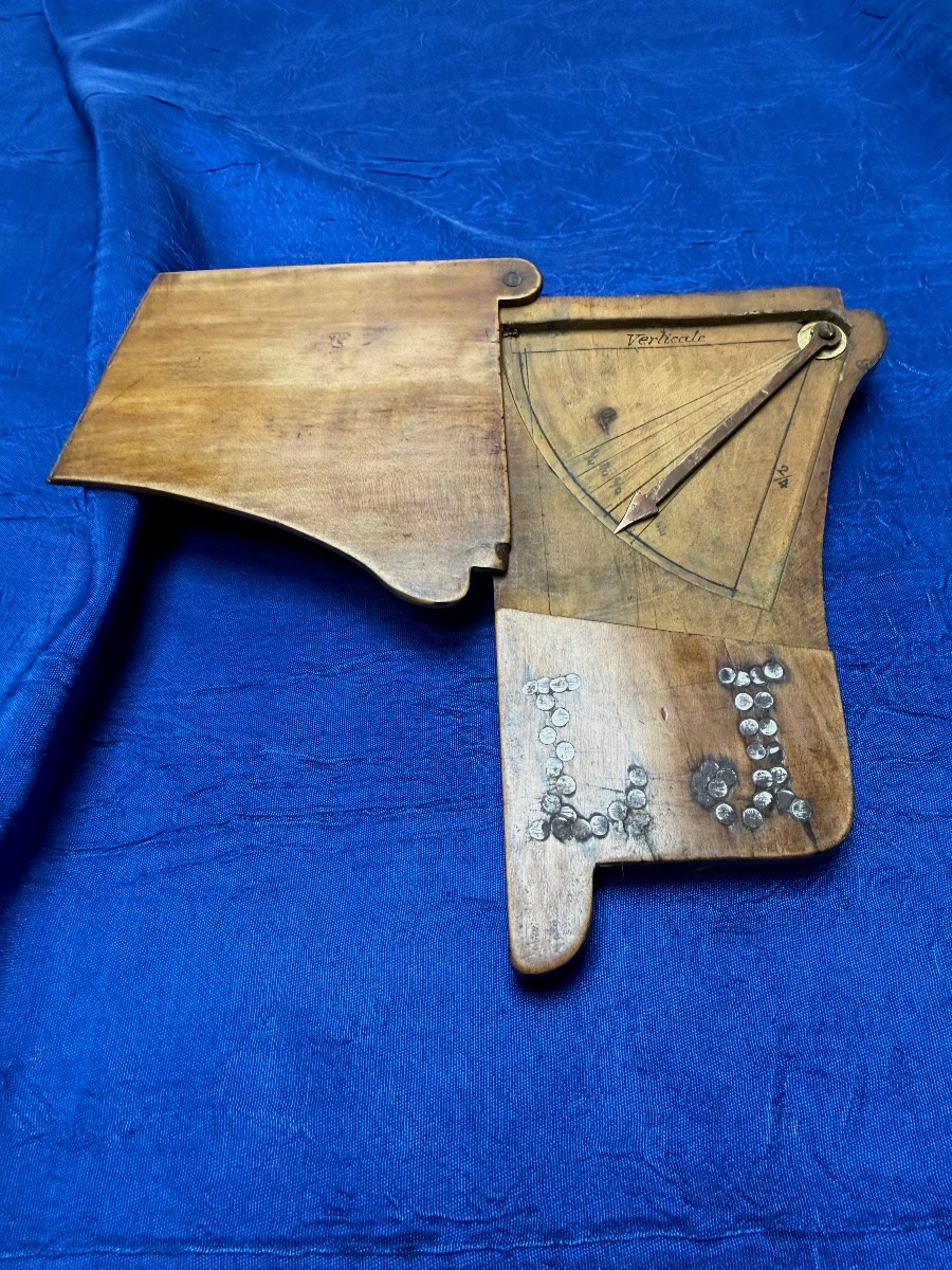 NIVEAU PENDULAIRE  DE COMPAGNON   D'ÉPOQUE  XVIII ÈME -photo-2