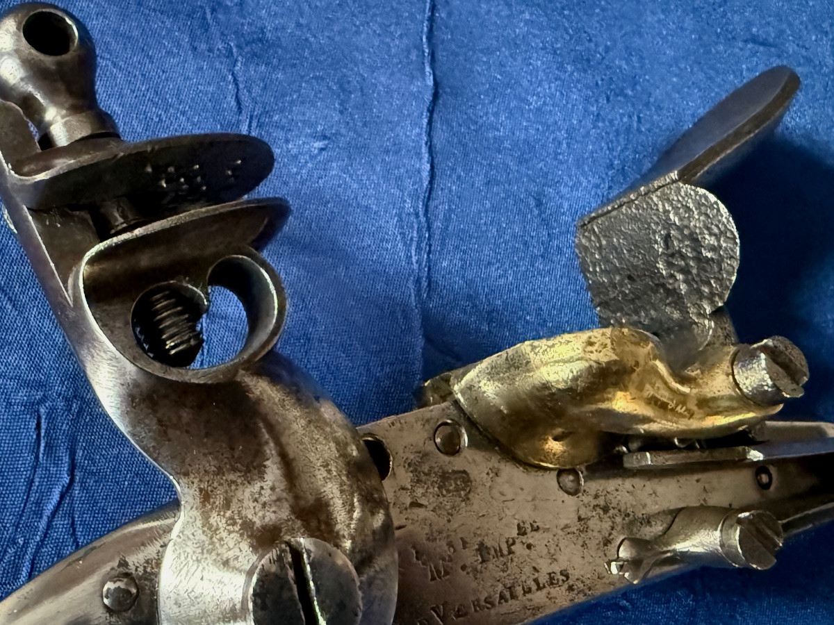 Flintlock Breechblock For Rifle, 1777 Year Ix, Imperial Manufacture Of Versailles, First Empire -photo-3