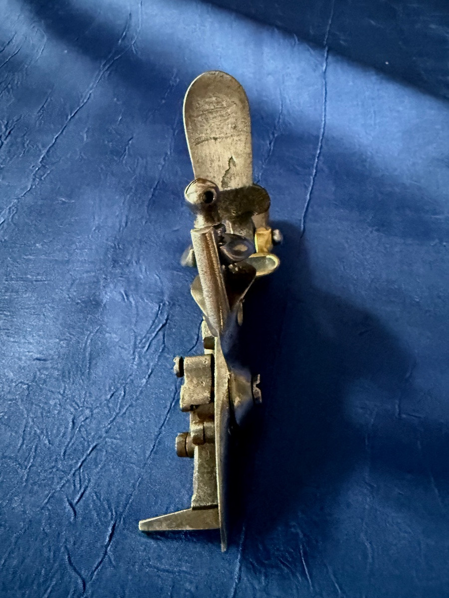 PLATINE DE FUSIL  MODÈLE 1777 AN IX  MANUFACTURE  IMPÉRIALE DE CHARLEVILLE  1ER EMPIRE  19 ÈME -photo-4