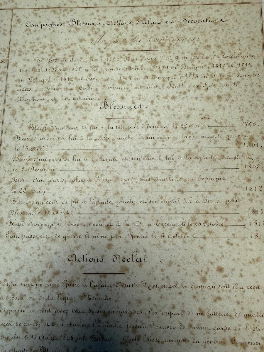 Royal Declaration Of Naturality And Record Of Services Of Lieutenant Bianco Restoration  -photo-8