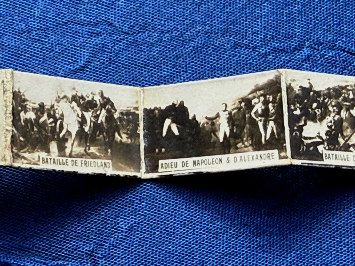 ANCIEN LIVRET  DE  PHOTOS MINIATURE SUR NAPOLÉON  1 ER   FIN  19 ÈME -photo-2
