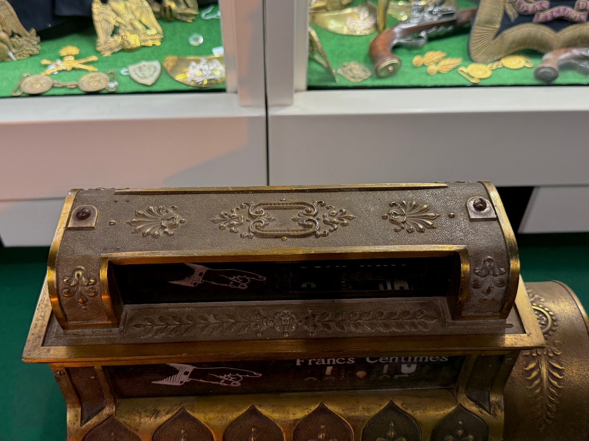 CAISSE ENREGISTREUSE AMÉRICAINE  " NATIONAL " POUR LA FRANCE  FONCTIONNELLE   FIN 19 ÈME -photo-4