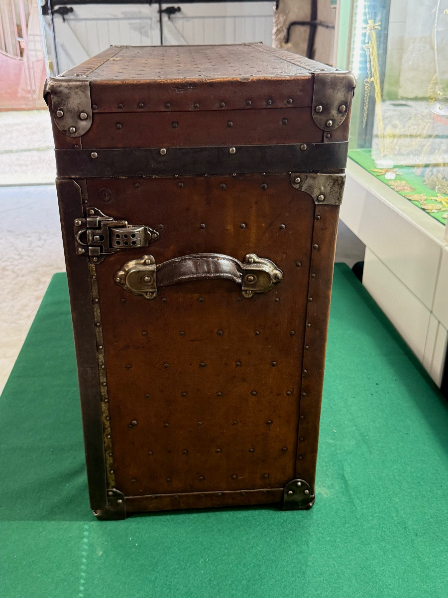 "tophams" Office Trunk Of An American Officer Stationed At Camp d'Ils-sur-tille Ww1-photo-3