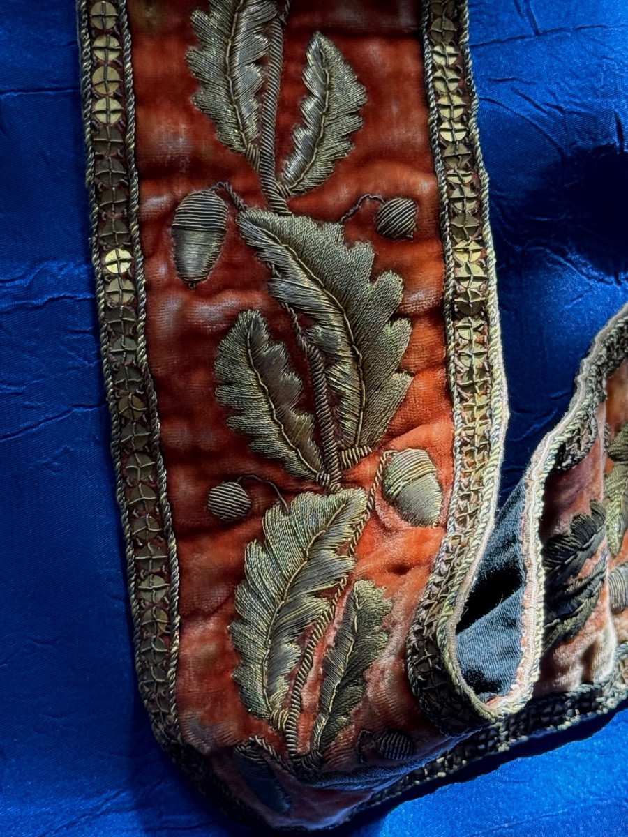 CEINTURON  D'OFFICIER SUPÉRIEUR  DE LA GARDE NATIONALE  DE  LA RESTAURATION   19 ÈME -photo-1