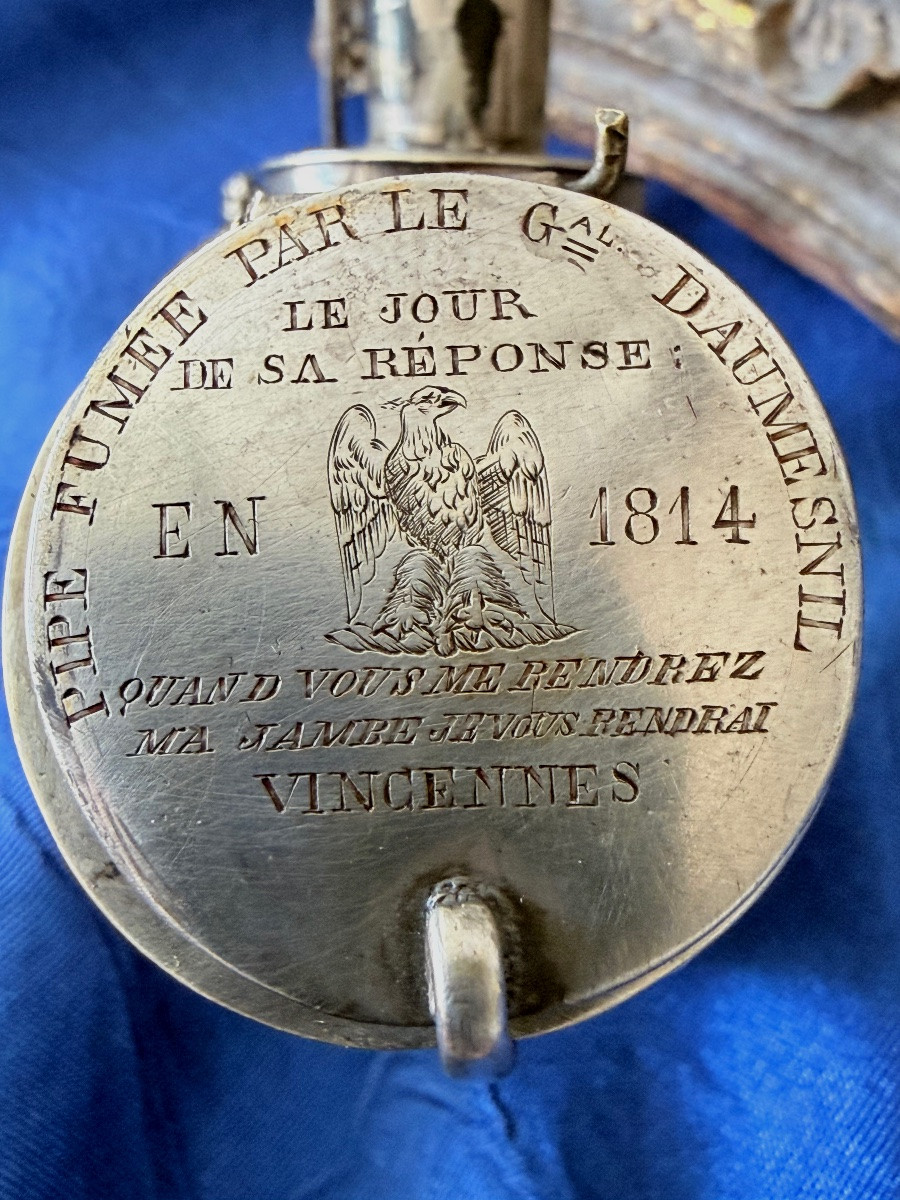   Famous Pipe Of Lieutenant General Pierre Daumesnil, Vincennes, First Empire -photo-2