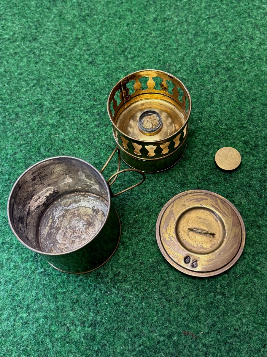 RÉCHAUD  A  ALCOOL  OFFICIER  MÉDECIN  DE  MARINE   1914 / 1918 -photo-4