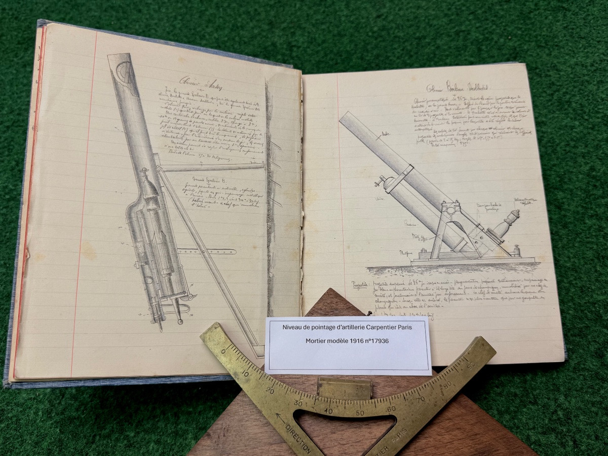 Carpentier Artillery Score Level In Paris Model 1916 War Of 1914 / 1918 -photo-3