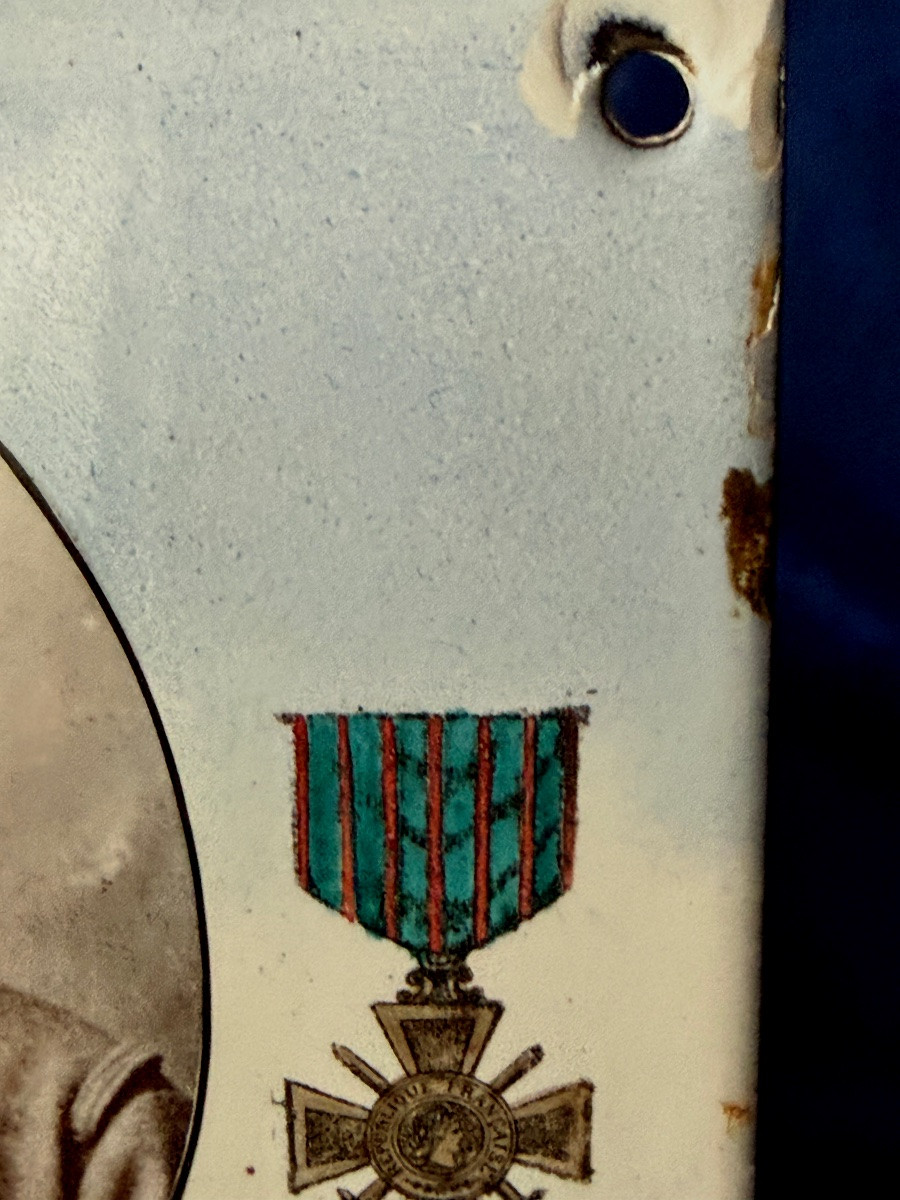 Grave Marker Of Soldier Laroque Honoré Killed At Craone In Aisne April 24, 1917 Ww 1-photo-3