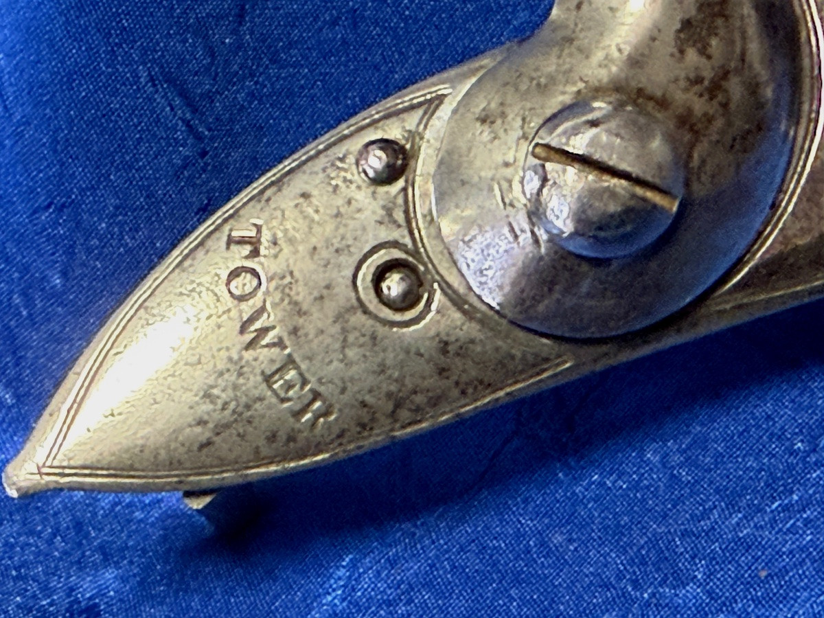 PLATINE A SILEX  DU  FUSIL  BROWN - BESS  ÉPOQUE  1ER EMPIRE  19 ÈME -photo-4