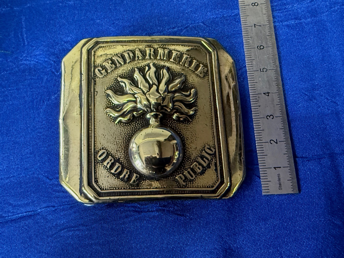 Gendarmerie Belt Buckle -photo-4