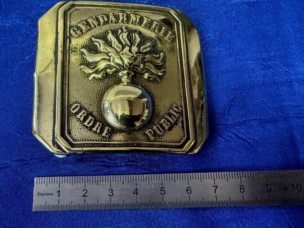 Gendarmerie Belt Buckle -photo-1