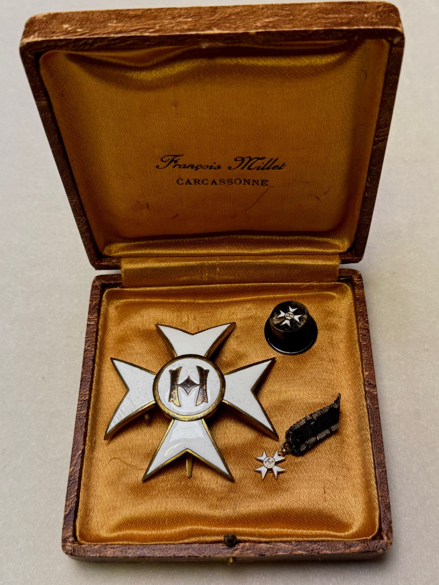 CROIX  DE MALTE  CHEVALIERS  HOSPITALIERS  DE  SAINT JEAN  BAPTISTE  ET CES RÉDUCTIONS  19 ÈME -photo-2