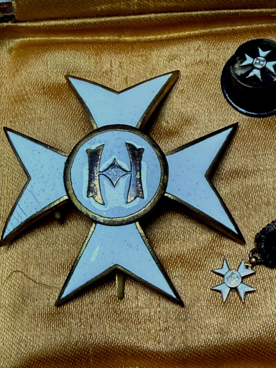 CROIX  DE MALTE  CHEVALIERS  HOSPITALIERS  DE  SAINT JEAN  BAPTISTE  ET CES RÉDUCTIONS  19 ÈME -photo-3