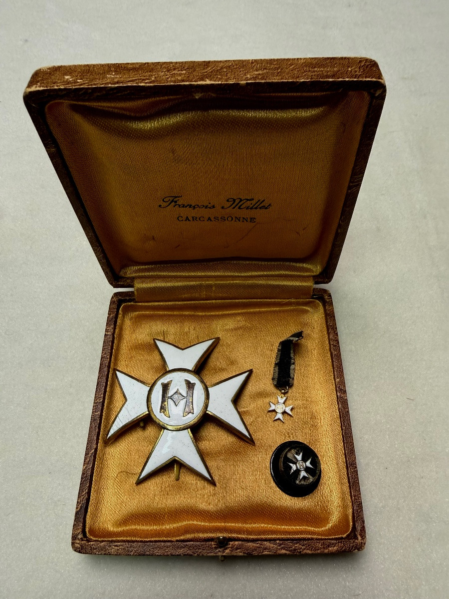 CROIX  DE MALTE  CHEVALIERS  HOSPITALIERS  DE  SAINT JEAN  BAPTISTE  ET CES RÉDUCTIONS  19 ÈME -photo-4