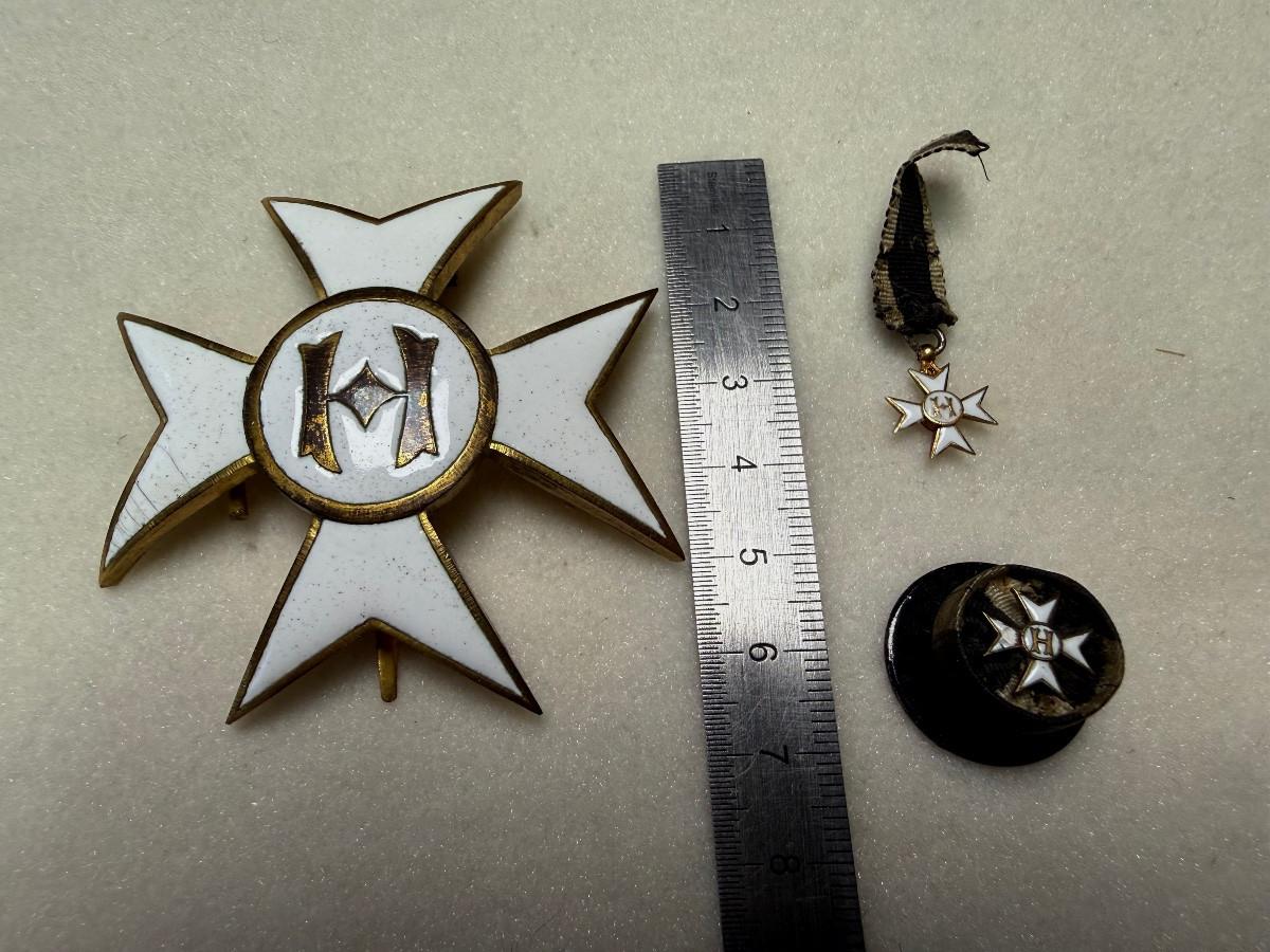 CROIX  DE MALTE  CHEVALIERS  HOSPITALIERS  DE  SAINT JEAN  BAPTISTE  ET CES RÉDUCTIONS  19 ÈME -photo-8