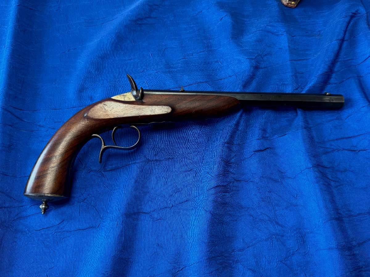 PISTOLET  DE SALON  FLOBERT  EN CALIBRE 5/5 MM  19 ÈME -photo-2