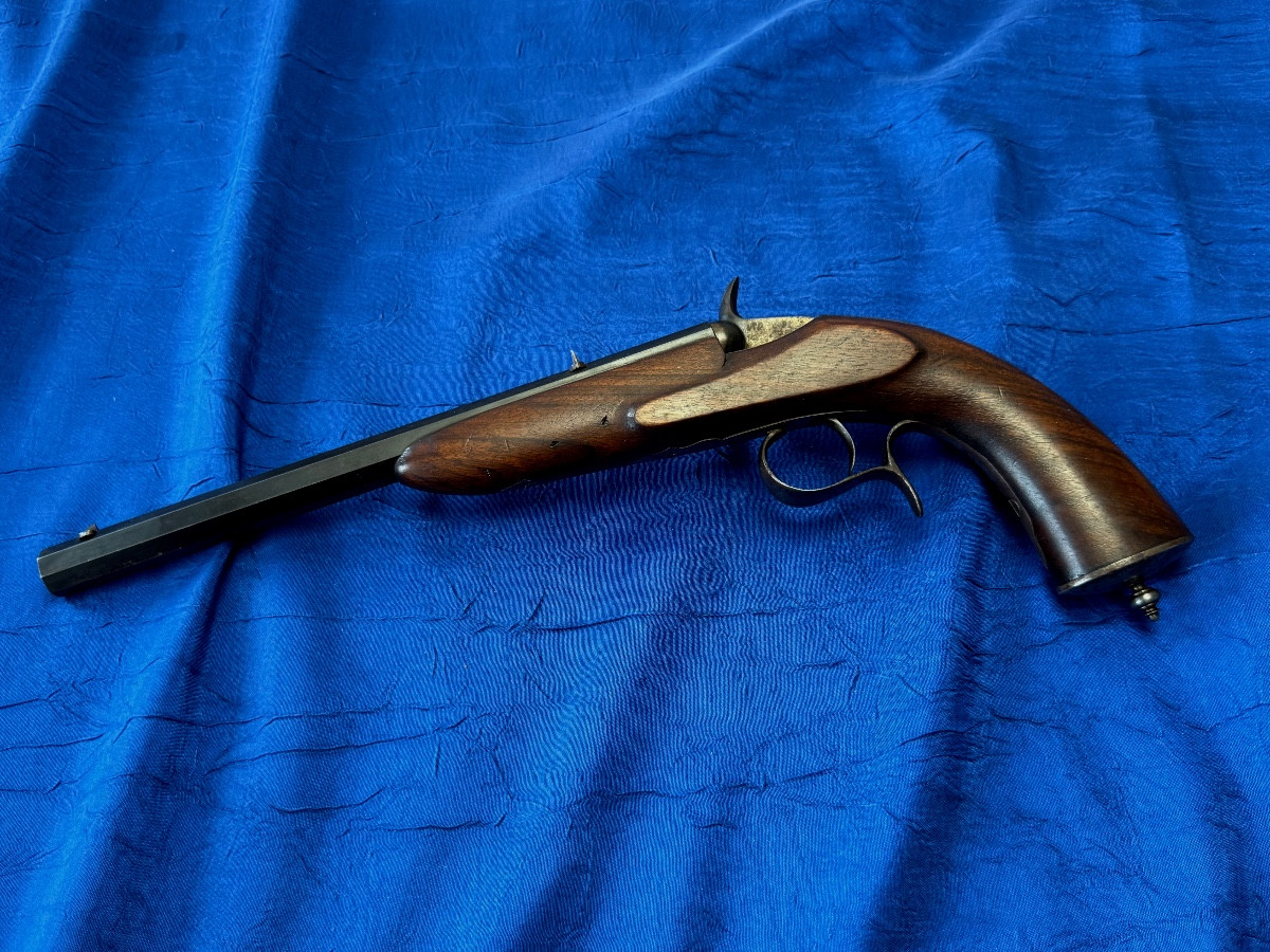 PISTOLET  DE SALON  FLOBERT  EN CALIBRE 5/5 MM  19 ÈME 